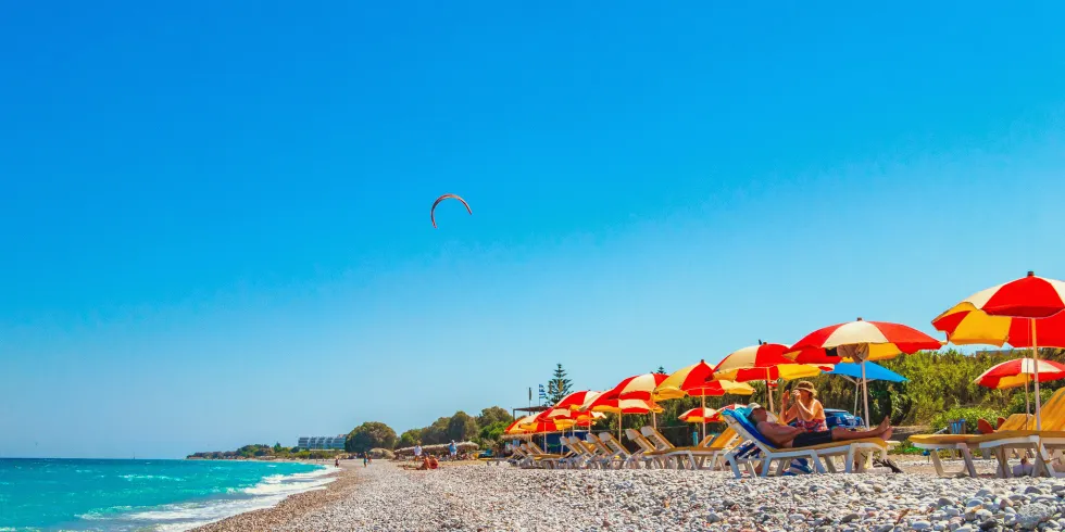 Strandsemester och vindsurfing i Ialyssos 